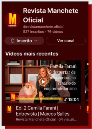 Site Revista Manchete