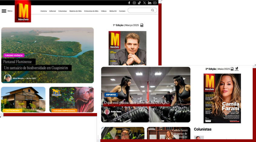 Site Revista Manchete